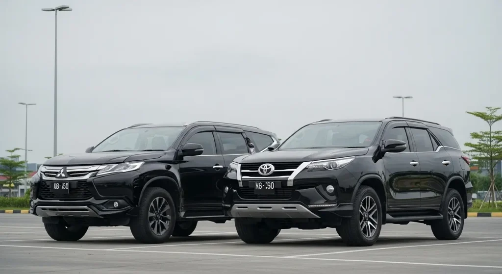 Armada rental mobil Innova Reborn, Fortuner, dan Pajero Sport di Cikeas