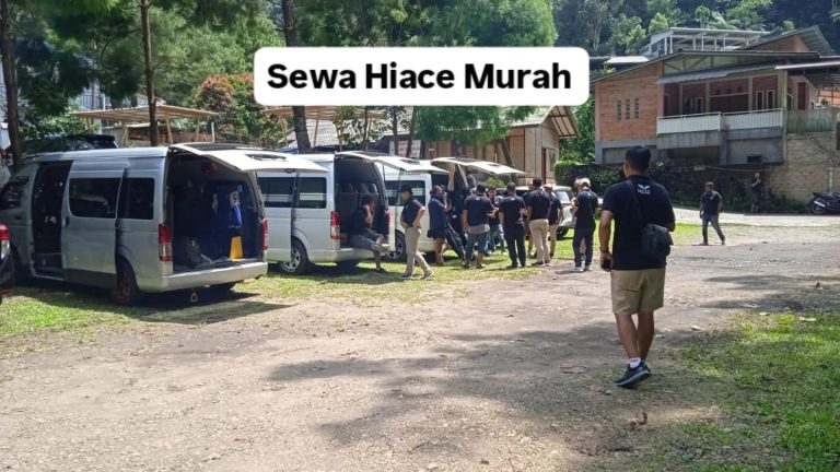 sewa hiace premio tanah sereal bogor