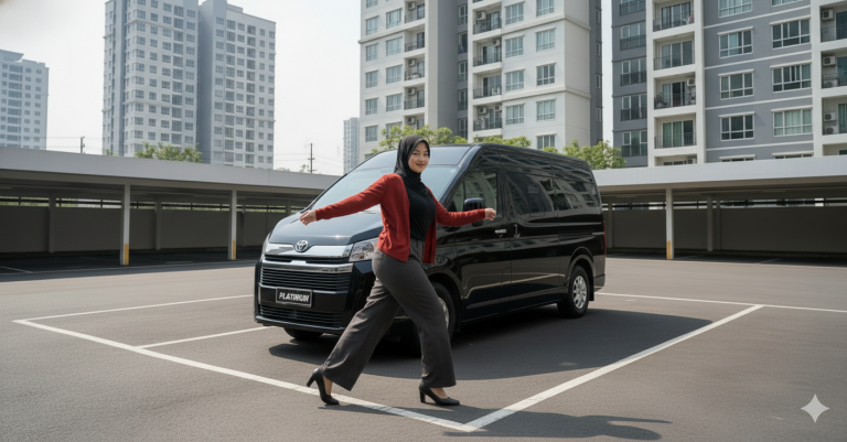 Sewa Hiace Premio di Bukit Golf Cibubur