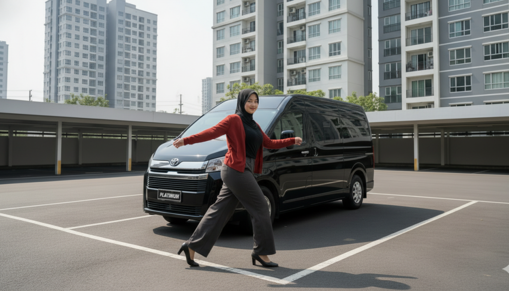 Sewa Hiace Premio di Bukit Golf Cibubur